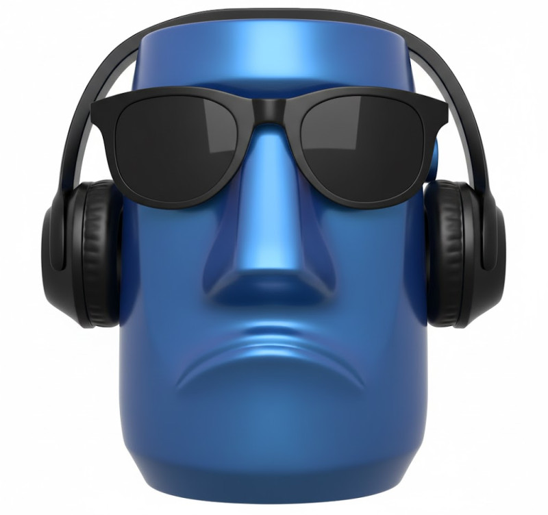 HEAD FLOWER POT VASE SAD 3D Print Model .c4d .max .obj .3ds .fbx .stl .blend 