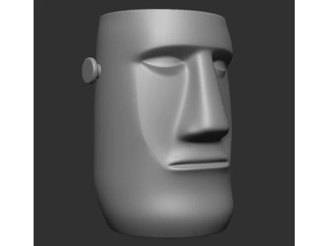 VASO DA FIORE TESTA Modello di stampa 3D