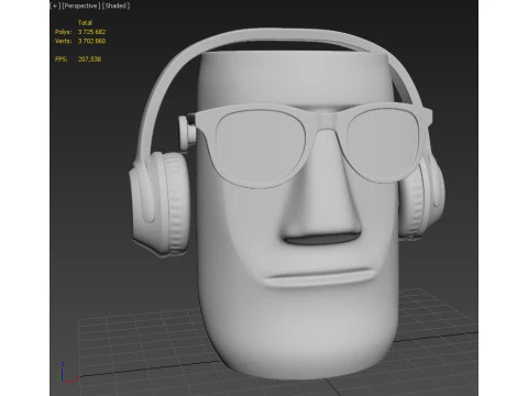 VASO DA FIORE TESTA Modello di stampa 3D