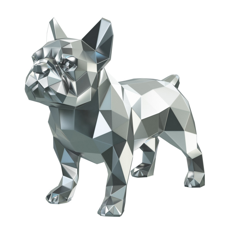 FIGURINA DEL BULLDOG FRANCESE Modello di stampa 3D .c4d .max .obj .3ds .fbx .stl .blend