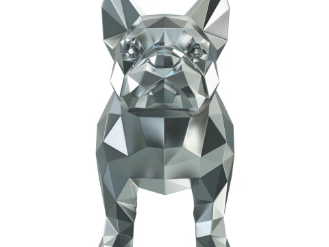 FRENCH BULLDOG FIGURINE 3D Print Model
