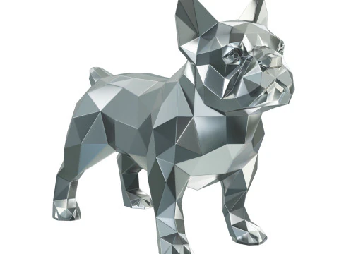 FRENCH BULLDOG FIGURINE 3D Print Model