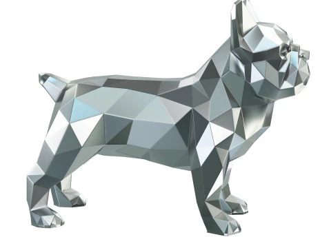 FRENCH BULLDOG FIGURINE 3D Print Model