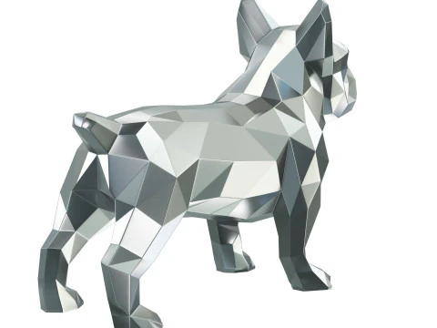 FRENCH BULLDOG FIGURINE 3D Print Model
