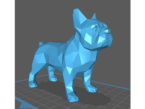 FRENCH BULLDOG FIGURINE 3D Print Model
