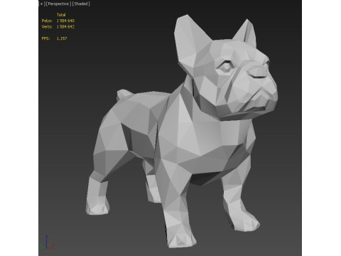 FIGURINA DEL BULLDOG FRANCESE Modello di stampa 3D