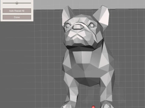 FRENCH BULLDOG FIGURINE 3D Print Model