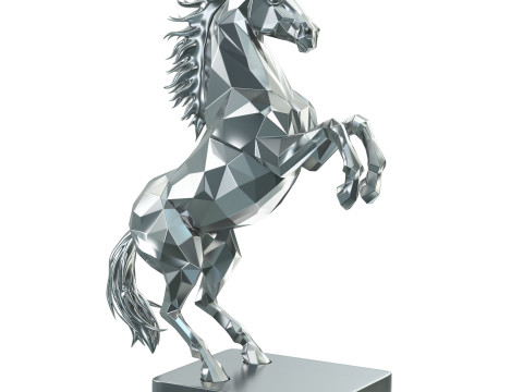 ГЕОМЕТРИЧЕСКАЯ ЛОШАДЬ 3D Принт Модель