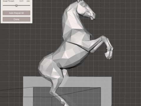 GEOMETRIC HORSE 3D Print Model