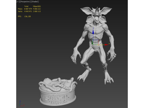 デモゴルゴン 3Dプリントモデル