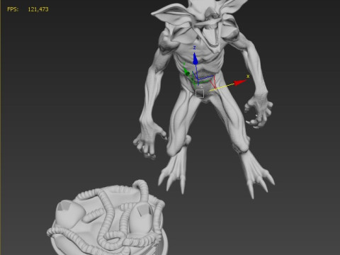 デモゴルゴン 3Dプリントモデル