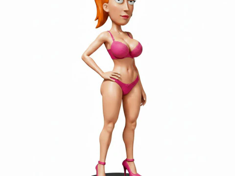 サマー・スミス・リック・アンド・モーティ 3Dプリントモデル