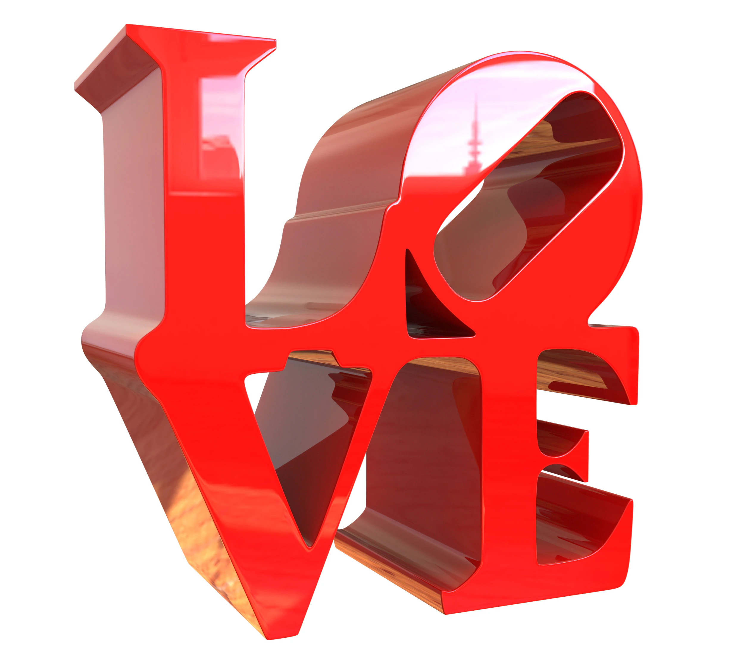 LOVE SCULPTURE 3D Print Model .c4d .max .obj .3ds .fbx .stl .blend 