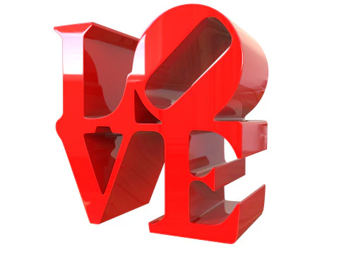 LOVE SCULPTURE 3D Print Model