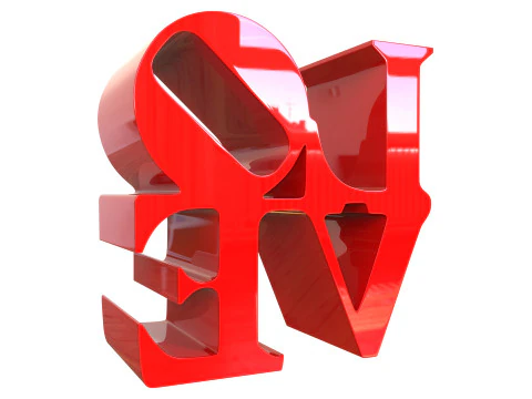 LOVE SCULPTURE 3D Print Model