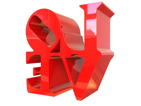 LOVE SCULPTURE 3D Print Model