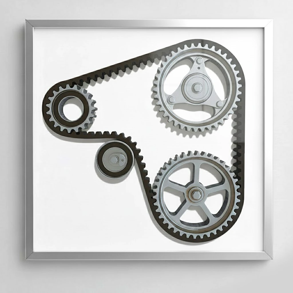 CAR TIMING BELT DECOR 3D Print Model .c4d .max .obj .3ds .fbx .stl .blend