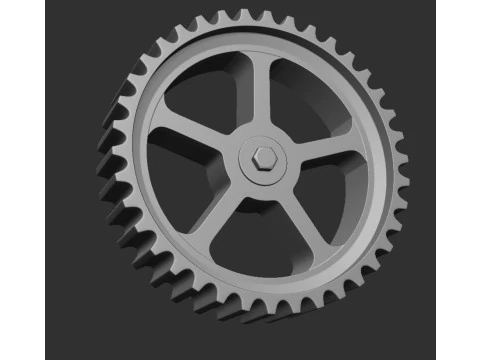 CAR TIMING BELT DECOR 3D Print Model