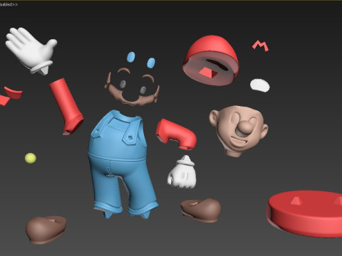 MARIO Modèles 3D en vedette