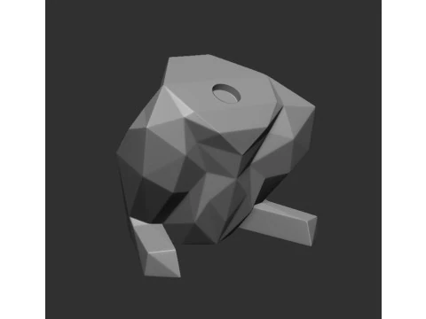 LOW POLY DOBERMAN PUZZLE 3D Print Model