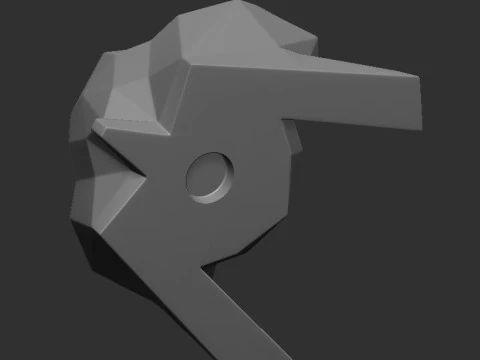 LOW POLY DOBERMAN PUZZLE 3D Print Model