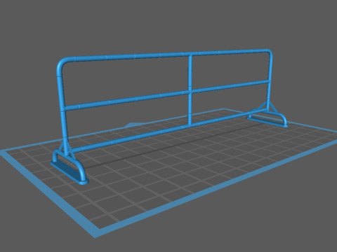 SET BARRIERA STRADALE Modello di stampa 3D