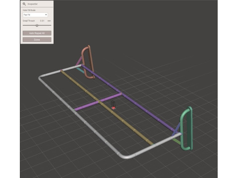 SET BARRIERA STRADALE Modello di stampa 3D