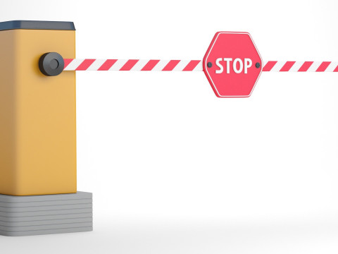 주차 차량 장벽 3D 프린트 모델