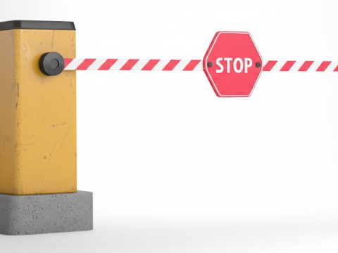 BARRIERA PER PARCHEGGIO AUTO Modello di stampa 3D