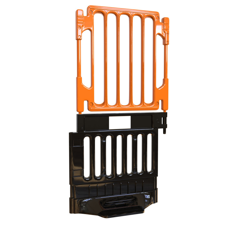 PLASTIC CONSTRUCTION BARRIER 3D Print Model .c4d .max .obj .3ds .fbx .stl .blend 