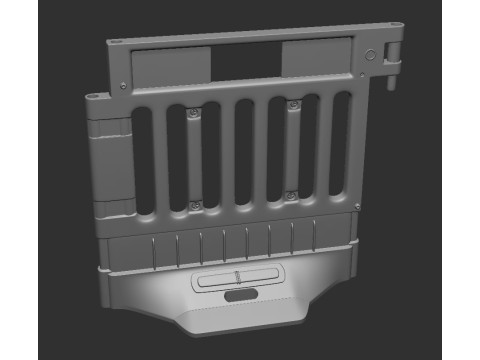 PLASTIC CONSTRUCTION BARRIER 3D Print Model