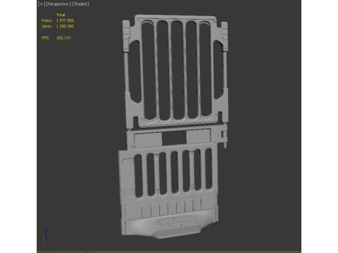 PLASTIC CONSTRUCTION BARRIER 3D Print Model