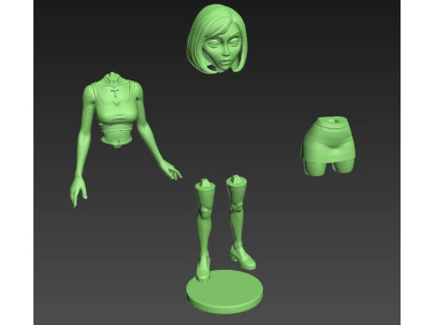 TRICIA RICK AND MORTY 3D Print Model