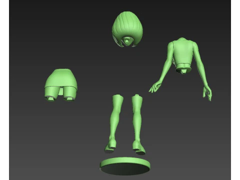 TRICIA RICK AND MORTY 3D Print Model