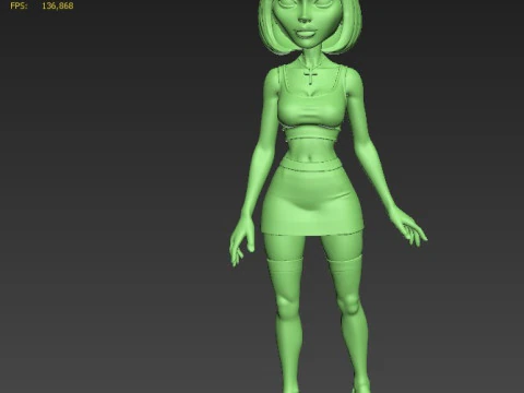 TRICIA RICK AND MORTY 3D Print Model