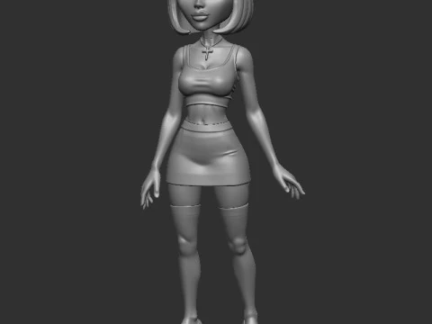 TRICIA RICK AND MORTY 3D Print Model