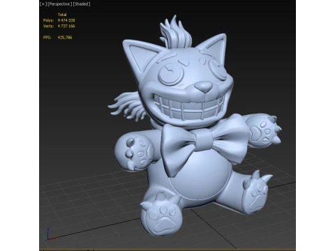 MR FUZZY FALLOUT 3D Print Model