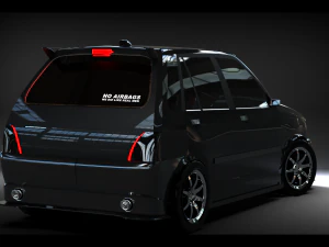 Maruti 800 Modified 3D Model