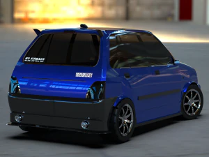 Maruti 800 Modified 3D Model