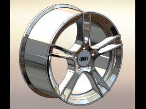 Audi wheel rim 3D 模型