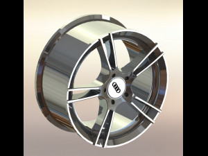 Audi wheel rim 3D मॉडल