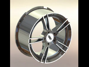 Audi wheel rim 3D Model