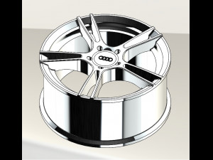 Audi wheel rim 3D मॉडल
