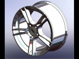 Audi wheel rim 3D मॉडल