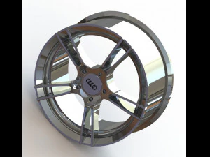 Audi wheel rim 3D Model