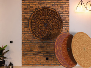 Wall panel stylized as Arabian Shield Modelo 3D