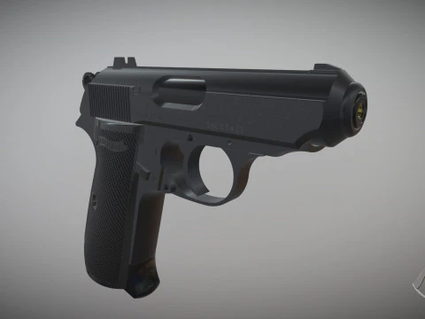 Pneumatic pistol Walther - Umarex ppk-s 3D Model