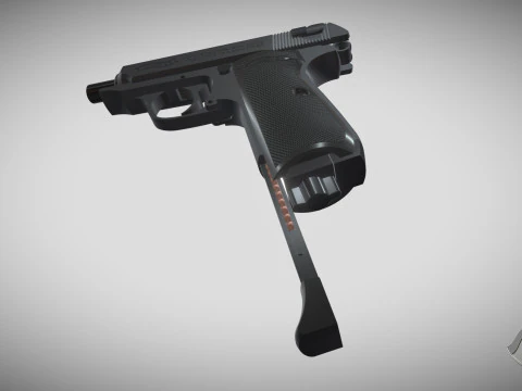 Pneumatic pistol Walther - Umarex ppk-s 3D Model
