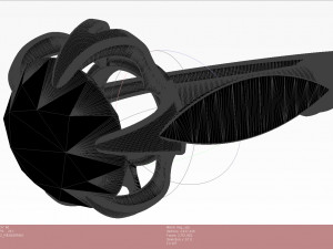 Ring with gemstone style - retro USSR 3D-printmodel
