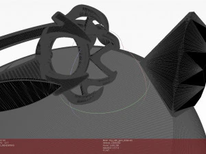 Ring with gemstone style - retro USSR 3D Print Model